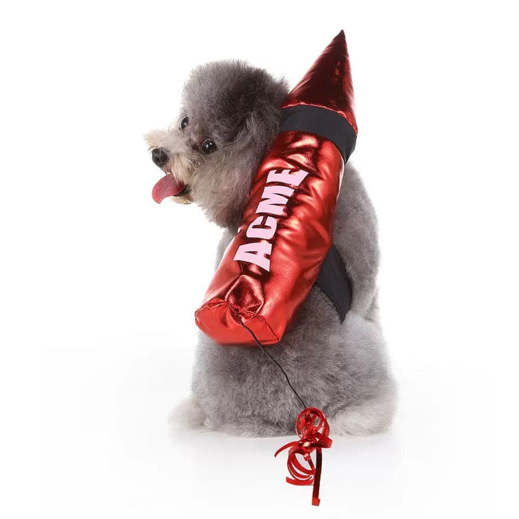 Small Dog Costume - Cute Bat Outfit And Rocket Suit for Party Time and Christmas - 4FurBaby