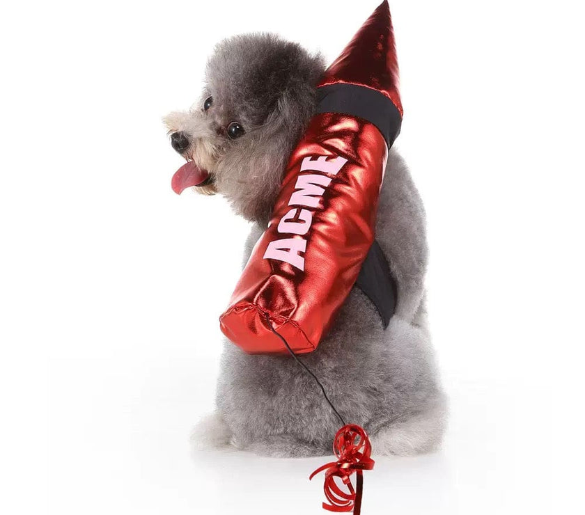 Small Dog Costume - Cute Bat Outfit And Rocket Suit for Party Time and Christmas - 4FurBaby