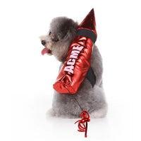 Small Dog Costume - Cute Bat Outfit And Rocket Suit for Party Time and Christmas - 4FurBaby